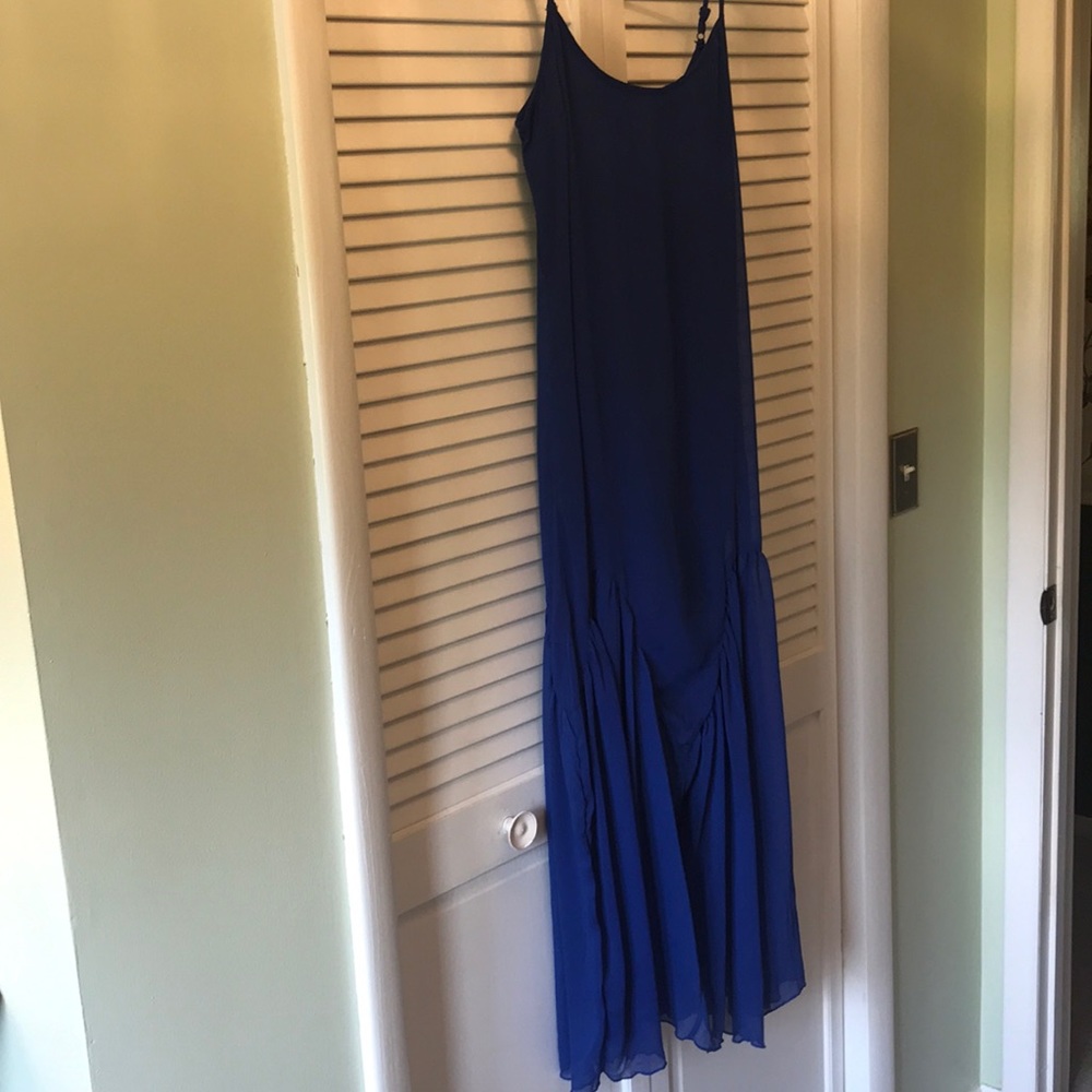 HeartSoul USA Cobalt Blue Maxi Summer Dress